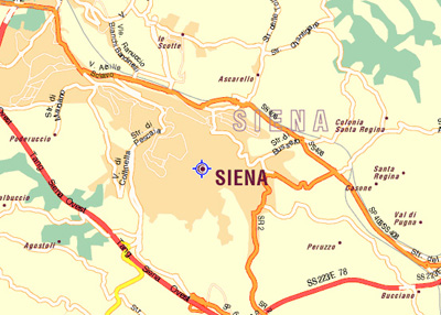 Siena-Apartments.it :: Siena-Apartments.it - Siena city map ::